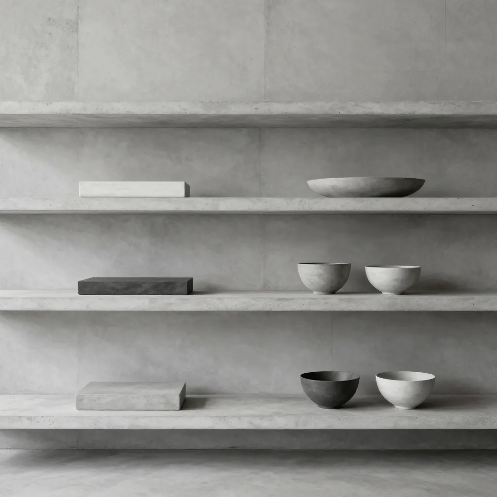 Driftwood and natural materials in workshop